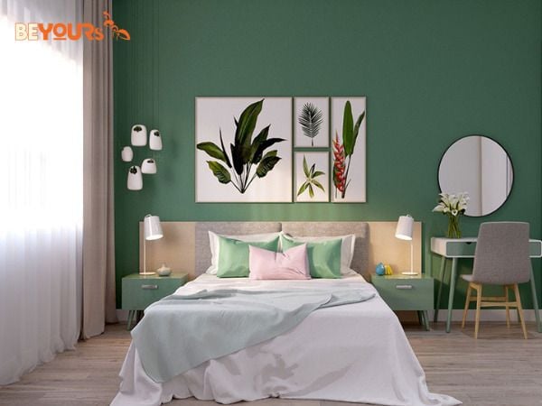 Cách phối màu sơn tường phòng ngủ đẹp