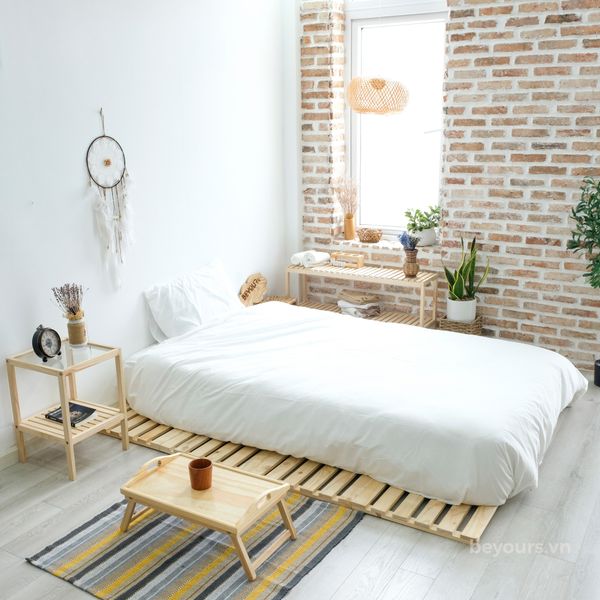 giường ngủ gỗ lắp ráp giá rẻ