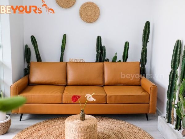 Ghế Artemis Sofa (3 seats) màu da