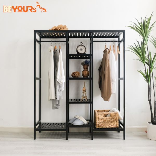 Giá Treo Quần Áo Triple Hanger Black