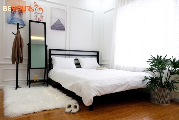 Mẫu giường Nan Simple màu đen 1.4x2m - 1112271200002