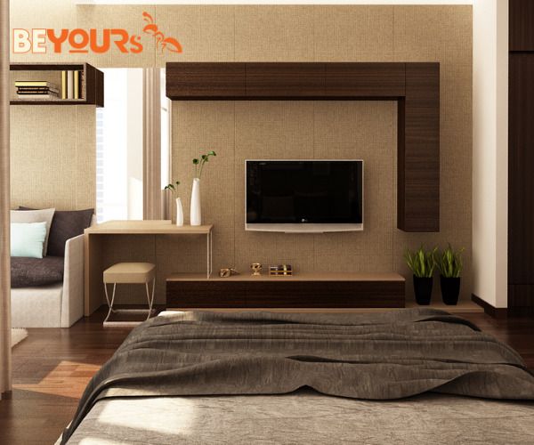 Kệ tivi phòng ngủ bằng gỗ có mức giá phù hợp với mọi nhu cầu