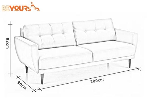 Kích thước tiêu chuẩn ghế sofa giường