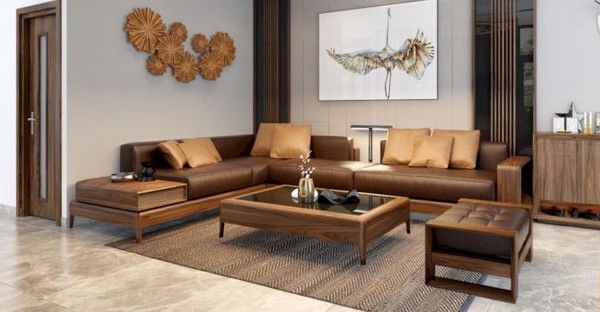 Sofa gỗ có kiểu dáng đa dạng