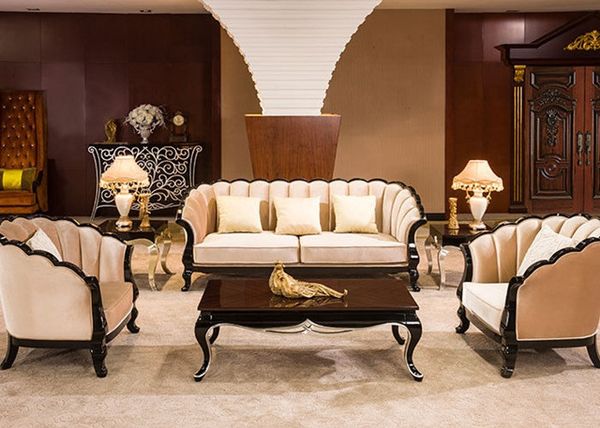 Mẫu ghế sofa gỗ đẹp tân cổ điển Trung Hoa