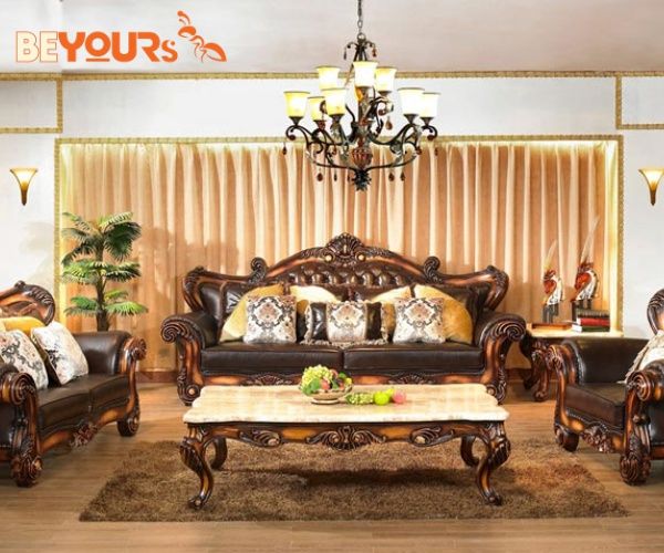 Mẫu ghế sofa gỗ tân cổ điển Trung Hoa