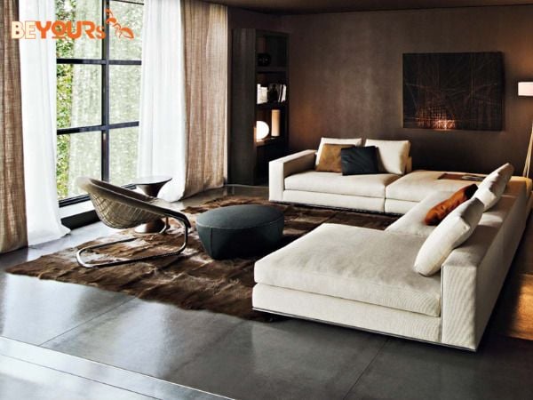 Một số cách bố trí ghế sofa phòng khách khác