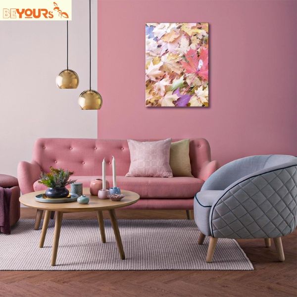 Phối hợp nội thất với ghế sofa màu hồng theo phong thủy