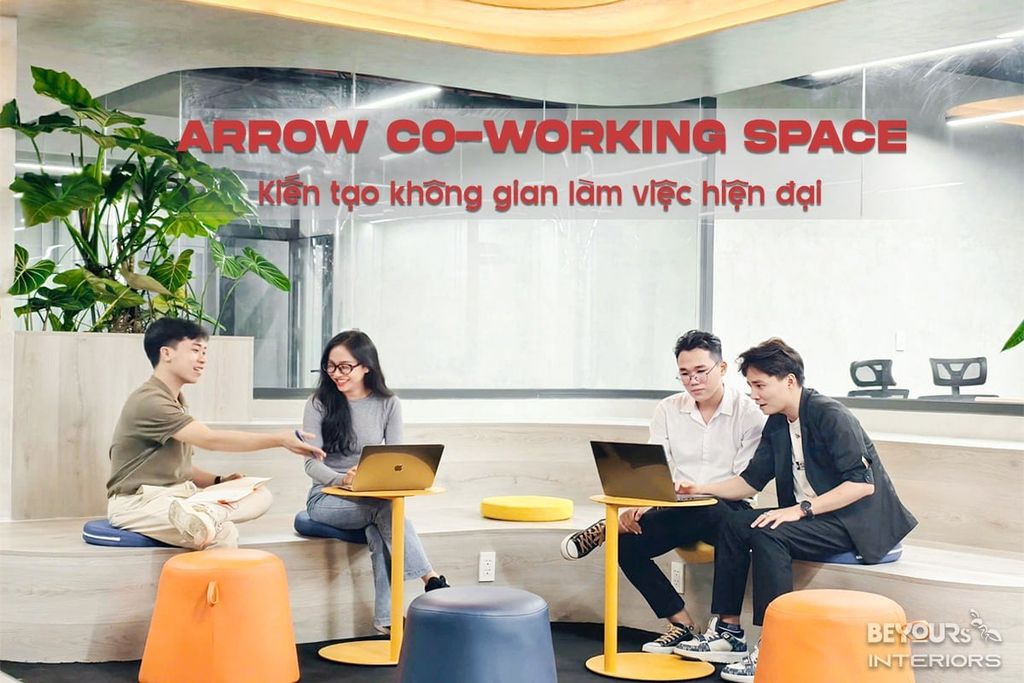 Dự án ARROW CO-WORKING SPACE được thực hiện bởi BEYOURs Interiors