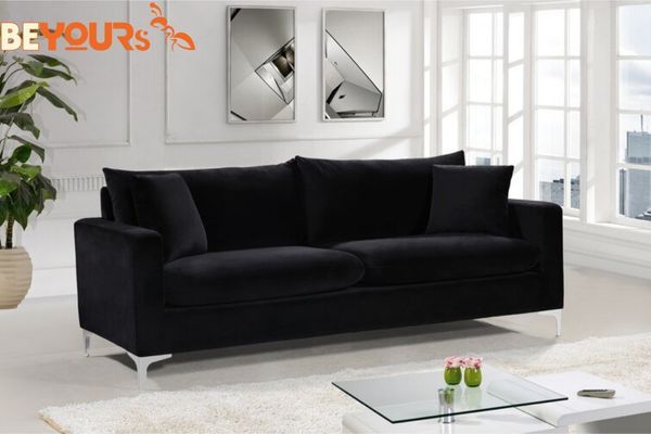 Sofa băng BEYOURs (2 Seat) Pansy sofa black