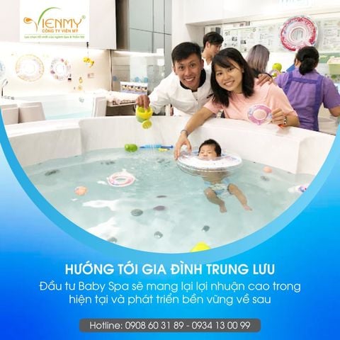 Nhắm ngay khách hàng trung lưu giúp đầu tư Baby Spa thành công