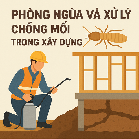 PHÒNG NGỪA VÀ XỬ LÝ CHỐNG MỐI TRONG XÂY DỰNG