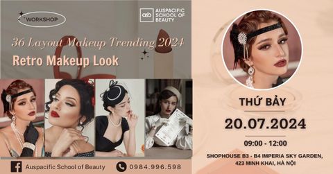 RETRO MAKEUP LOOK - 36 LAYOUT MAKEUP TRENDING 2024