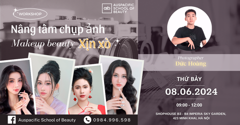 WORKSHOP NÂNG TẦM KỸ NĂNG CHỤP ẢNH MAKEUP BEAUTY