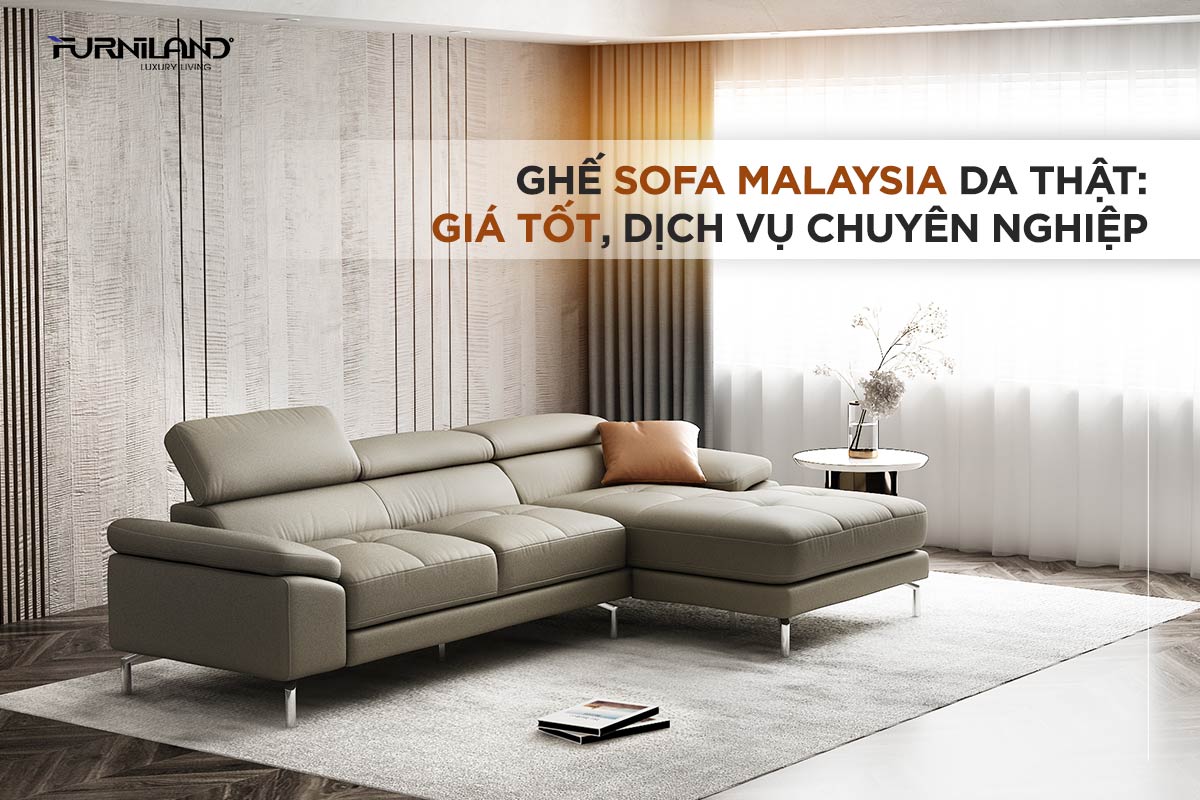 Ghế Sofa Malaysia Da Thật: Giá Tốt, Dịch Vụ Chuyên Nghiệp