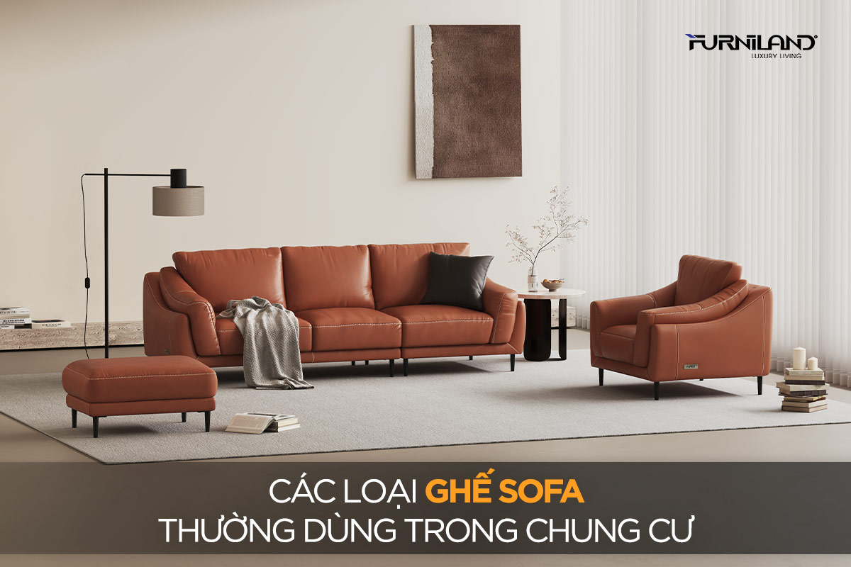 Các Loại Ghế Sofa Thường Dùng Trong Chung Cư