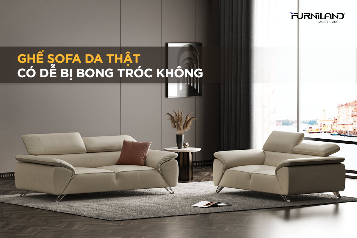 Ghế Sofa Da Thật Có Dễ Bị Bong Tróc Không?