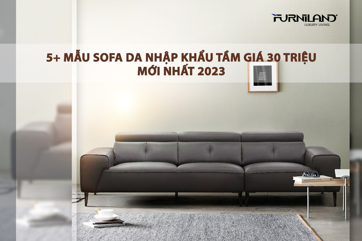 5+ Mẫu Sofa Da Nhập Khẩu Cho Phòng Khách Tầm Giá 30 Triệu Mới Nhất 2023