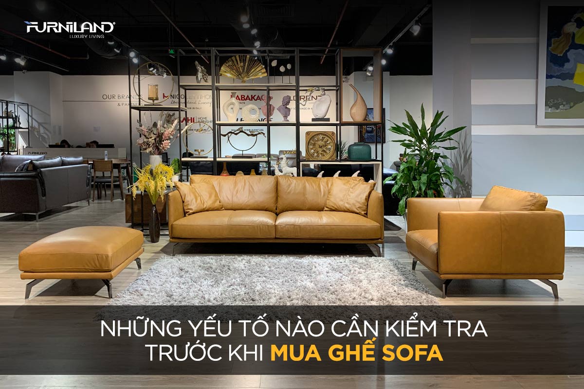 Những Yếu Tố Nào Cần Kiếm Tra Trước Khi Mua Ghế Sofa