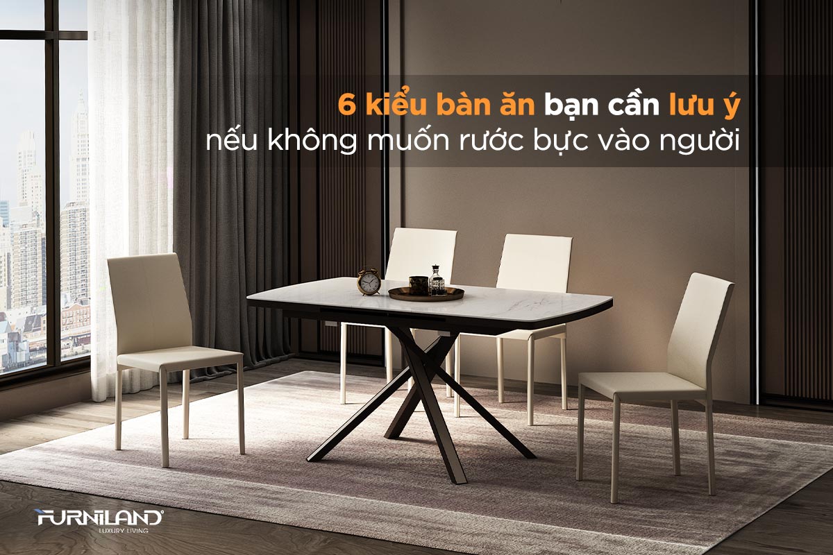 6 kiểu bàn ăn bạn cần lưu ý nếu không muốn rước bực vào người