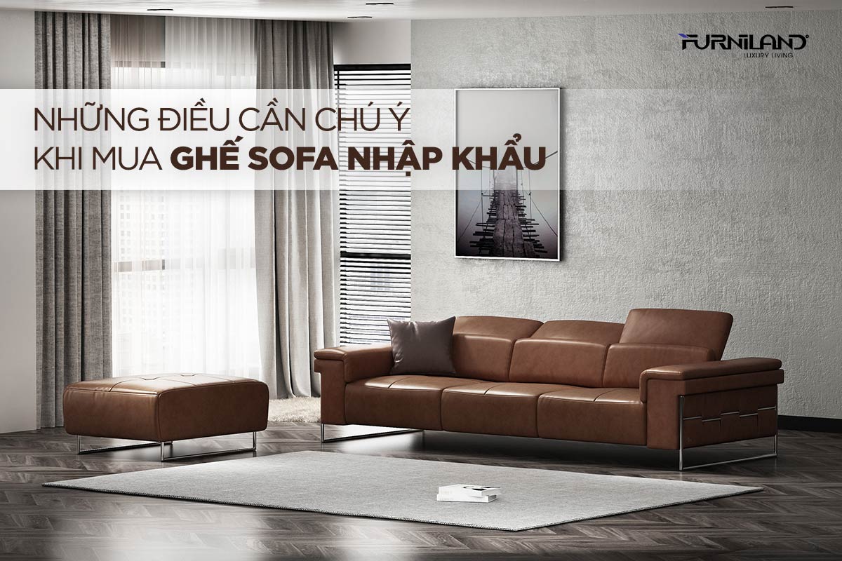 Những Điều Cần Chú Ý Khi Mua Ghế Sofa Nhập Khẩu