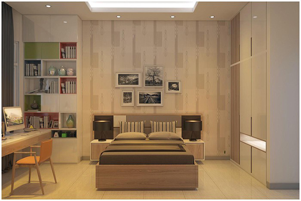 Mẫu thiết kế biệt thự mini 3 phòng ngủ theo phong cách Bắc Âu