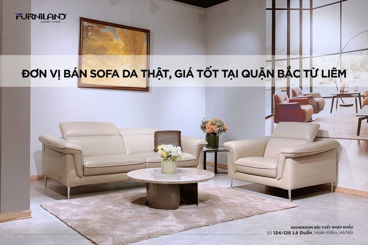 Đơn Vị Bán Sofa Da Thật, Giá Tốt Tại Quận Bắc Từ Liêm