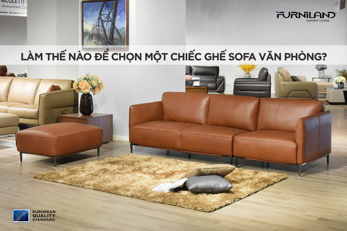 Làm Thế Nào Để Chọn Một Chiếc Ghế Sofa Văn Phòng?