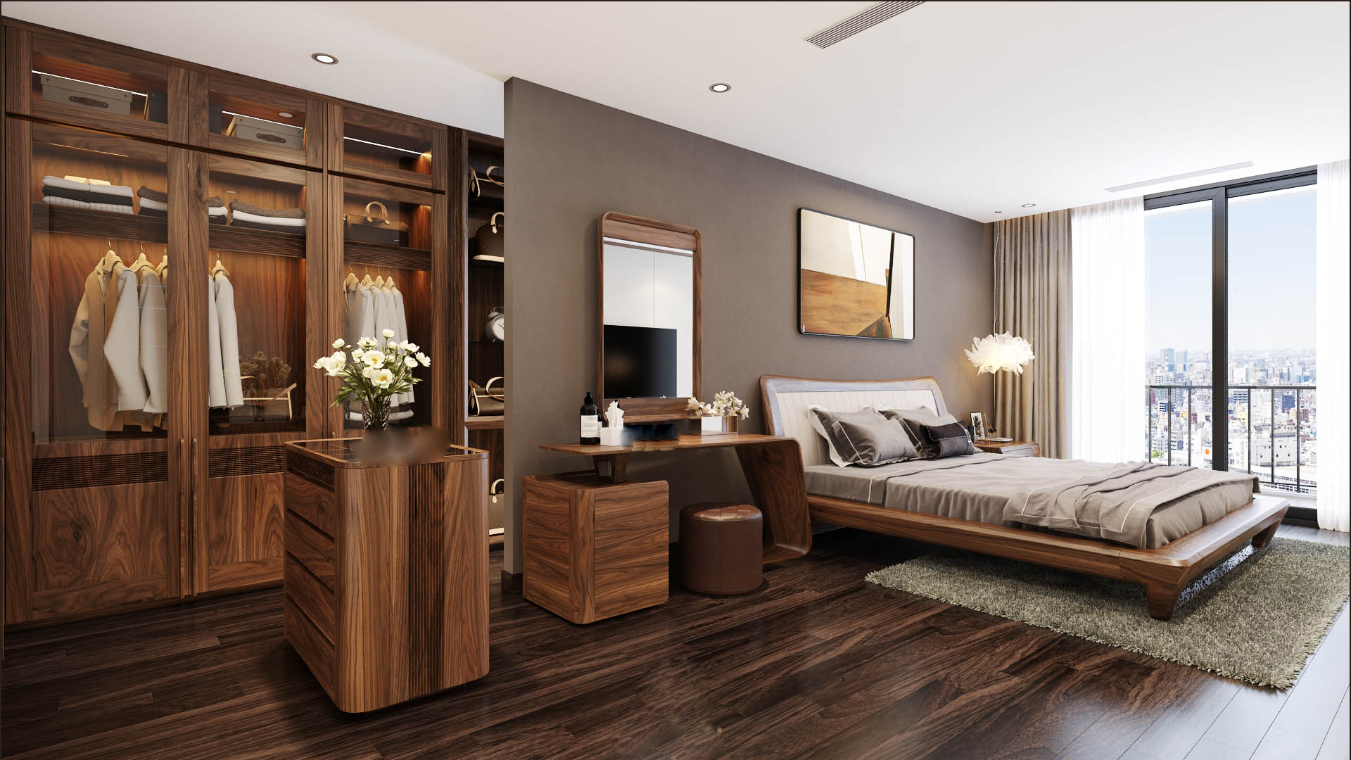 Mẫu giường gỗ đẹp nhất hiện nay cho phòng ngủ hiện đại