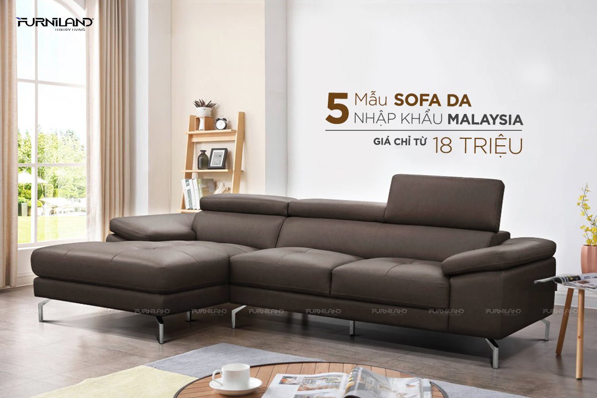5+ Mẫu Sofa Da Nhập Khẩu Malaysia Giá Chỉ Từ 18 Triệu