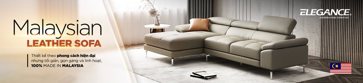Sofa Malaysia - Elegance - Ghế sofa da nhập khẩu