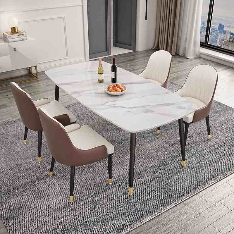 Bộ bàn ghế ăn phòng bếp cao cấp, chất liệu mặt đá cao cấp