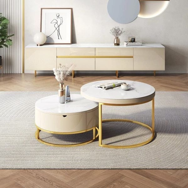 Sản phẩm thiết kế theo phong cách Ý dễ kết hợp với bộ sofa phòng khách