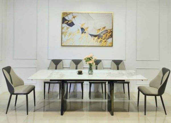 Mẫu bàn ăn chung cư đẹp, thiết kế hiện đại