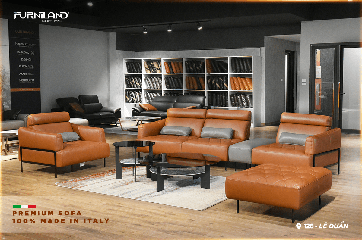 Mẫu ghế sofa phong cách Châu Âu hiện đại tinh tế
