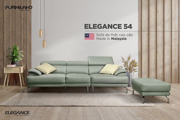 Sofa băng Elegance 54 - Sofa da - Sofa nhập khẩu - Sofa Malaysia - Sofa Giá Rẻ