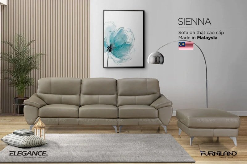 Phiên bản màu ghi của chiếc ghế sofa SIENNA