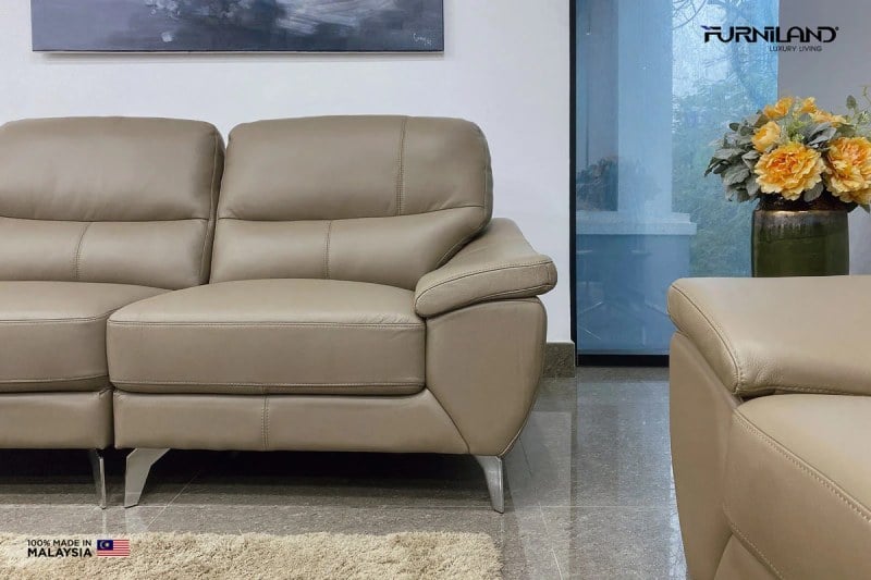 Cận cảnh chiếc sofa phòng khách nhập khẩu Malaysia