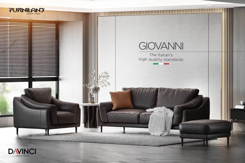 Ghế sofa da thật nhập khẩu 100% từ nước Ý