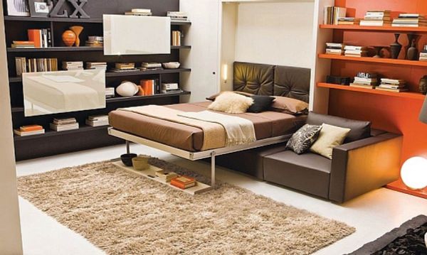 giường thông minh kết hợp sofa