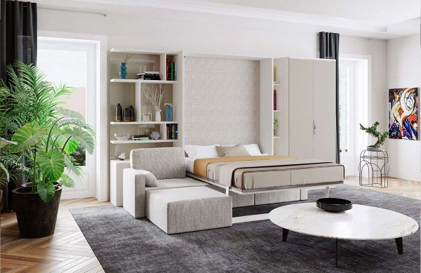 giường thông minh kết hợp sofa