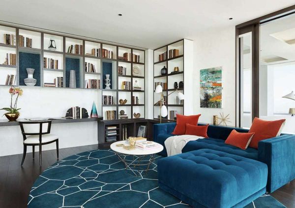 Cách kết hợp màu sắc và vật liệu cho kệ decor phòng khách hoàn hảo