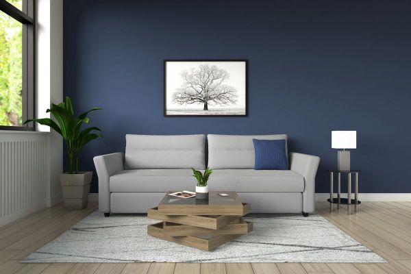 bí quyết kết hợp ghế sofa và sàn gỗ