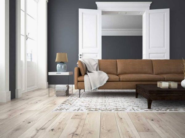 bí quyết kết hợp ghế sofa và sàn gỗ