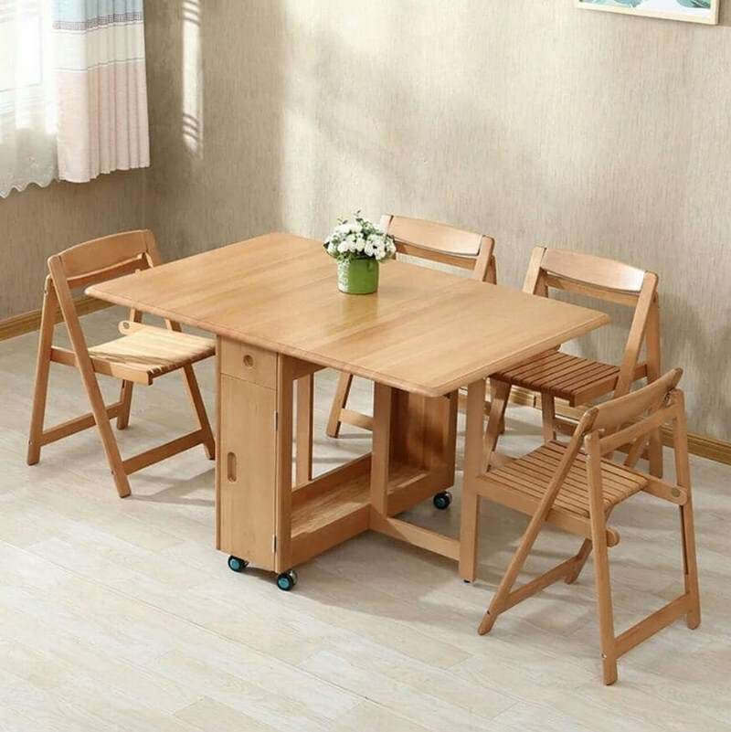 Mẫu bàn thông minh vân gỗ có ngăn đựng đồ