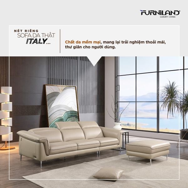 NÉT RIÊNG CỦA SOFA DA THẬT ITALY