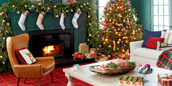 Sắc màu nội thất phù hợp với mùa Lễ Giáng Sinh