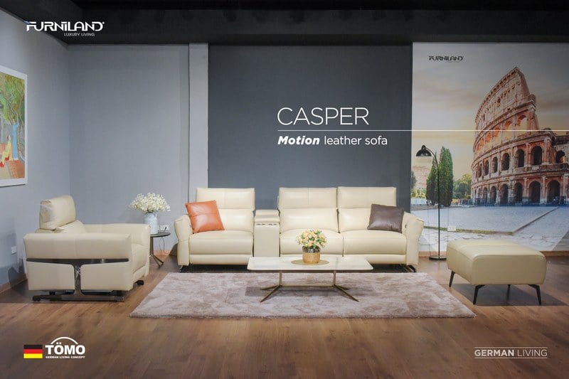 Ghế sofa chỉnh điện Casper với nhiều tính năng thông minh