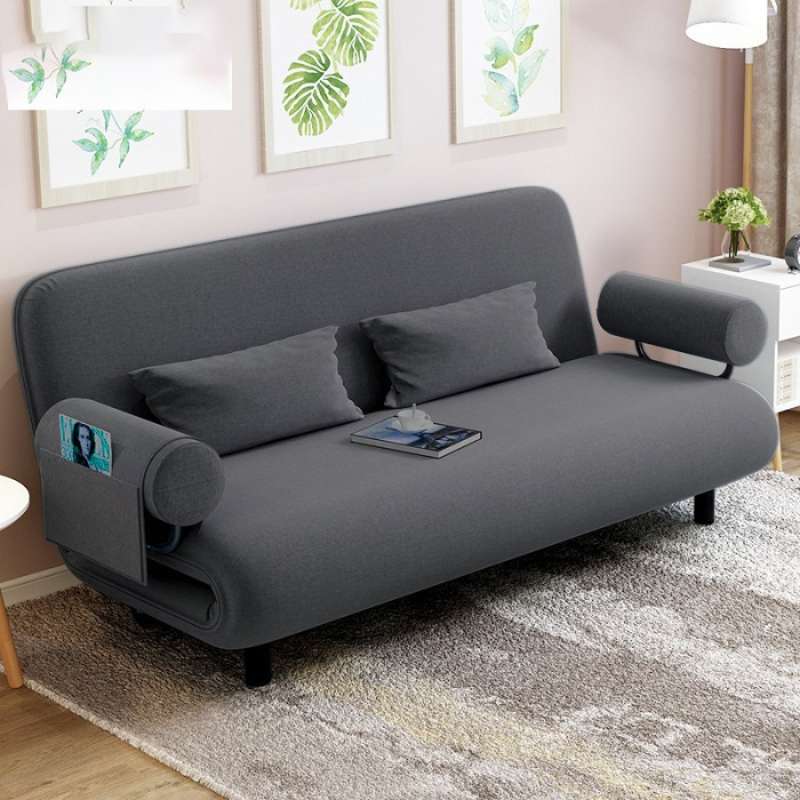 Sofa đơn kéo ra thành giường chất liệu đệm vải