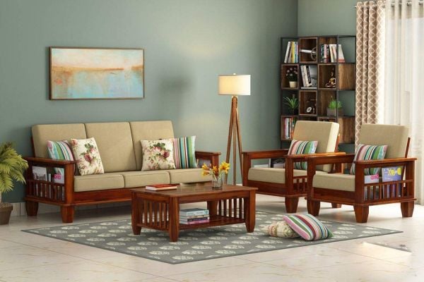 Sofa Gỗ: Nội Thất Phòng Khách Hiện Đại Và Đích Thực